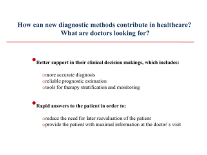 How can new diagnostic methods contribute in