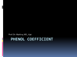Phenol coefficient - Fakultas Farmasi Unand