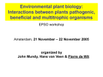 White paper from the EPSO Workshop “Environmental Plant Biology”