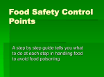 Food Safety Control Points