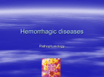 Hemorrhagic diseases