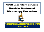 PPMP Competency Assessment Program 2010-2011