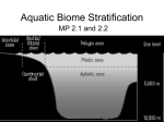 Aquatic Biome Stratification