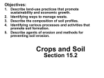 Crops and Soil Section 15.2