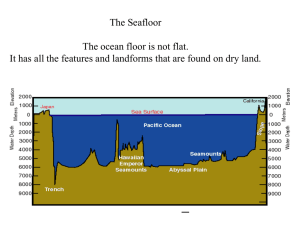 ocean floor and life