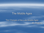 Unit 5, Part 7-European Middle Ages