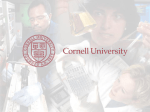 Lesson 1.2 - Cornell University