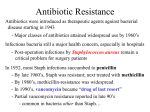 Antibiotic Resistance - Cal State LA