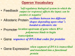 Repressible Operons - MrsPalffysAPBio2013