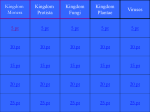 Review Jeopardy 4 first kingdoms