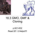 18.3 GMO, GMF & Cloning