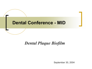 Microbiology of Periodontal Diseases