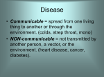 Communicable