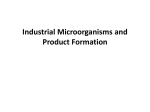 Industrial Microorganisms and Product Formation