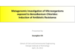 Metagenomic Investigation of Microorganisms exposed