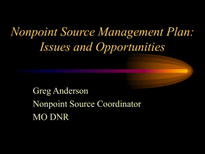 Nonpoint Source Management Plan