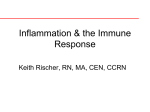 Inflammation & the Immune Response Unit VIII