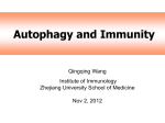 Autophagy and Immunity