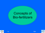 Concepts of Bio-fertilizer
