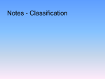 notes classification ppt