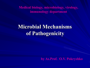 Microbial Mechanisms of Pathogenicity