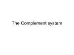 The Complement system
