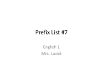 Prefix List #7