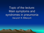11_Main symptoms and syndromes in pneumonias