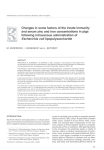 Changes  in  some factors of the  innate... and  serum  zinc and  iron  concentrations ...