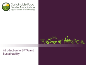 Sustainability - Sustainable Food Trade Association