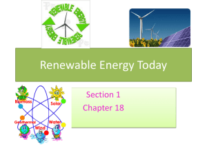 Renewable Energy Today ppt