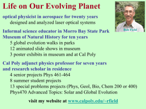 Life on Our Evolving Planet slides