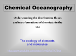 1-Introductory lecture on Chemical Oceanography