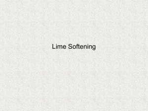 Lime Softening - wtionline.org