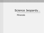 Minerals Review Game