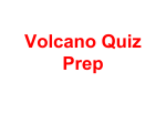 Volcano Quiz Prep