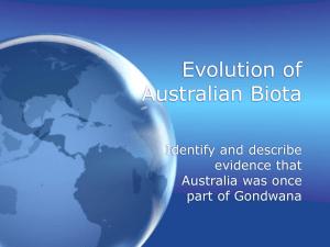 Evolution of Australian Biota