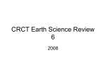 CRCT Earth Science Review 6