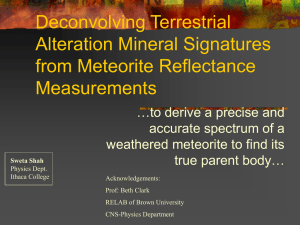 PowerPoint Presentation - Deconvolving terrestrial