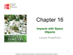 Lecture Outlines Natural Disasters, 5th edition