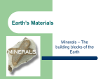 Earth’s Materials - Lower Hudson Regional Information Center