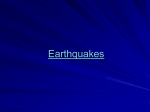 Earthquakes