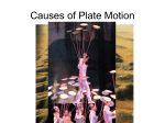 Causes of Plate Motion - Downey Unified School District