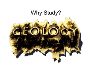 Why Geology? - Silver Falls School District