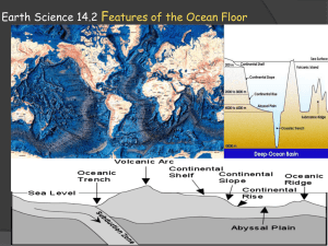Earth Science 14.1 The Vast World Ocean