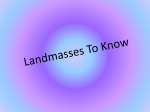 Landmasses To Know