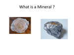 What is a Mineral - Community Unit School District 308