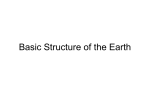 Basic Structure of the Earth - Choteau Schools-