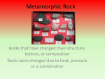 Metamorphic Rock - Treynor Schools