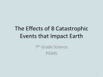 The Effects of 8 Catastrophic Events that Impact Earth